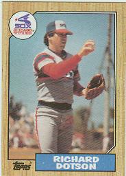 1987 Topps Baseball Cards      720     Richard Dotson